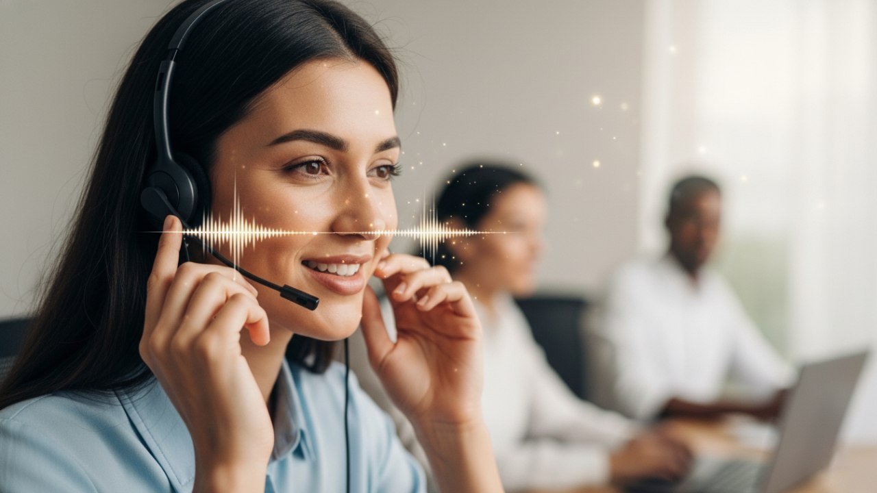 Human with AI Voice Agents